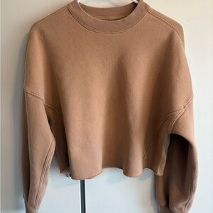 Abercrombie & Fitch Tan Sweatshirt